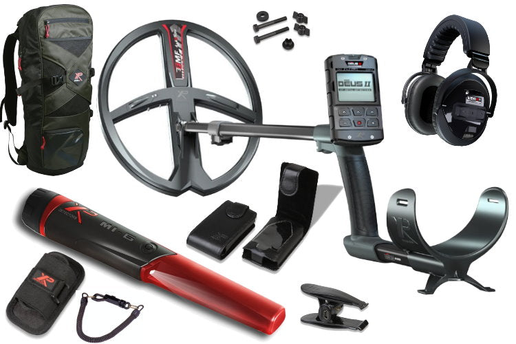 Metalldetektor XP DEUS II mit WSA2 XL Kopfhörer